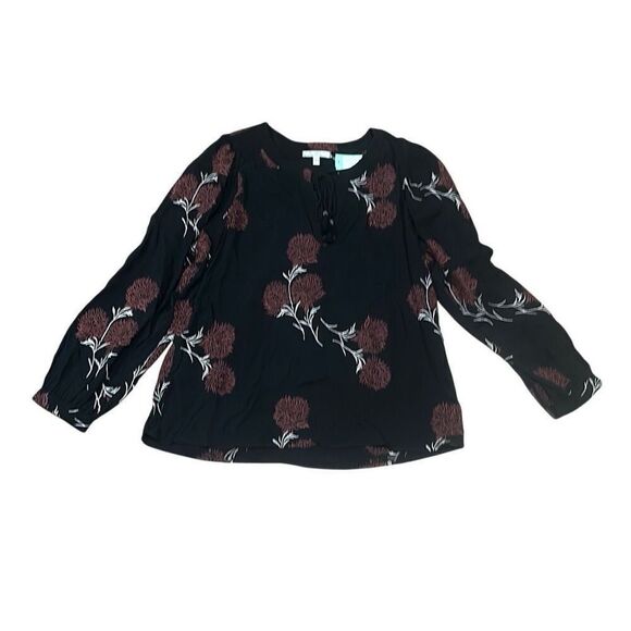 Pale sky stitch fix black embroidered blouse L nwt - Picture 1 of 8